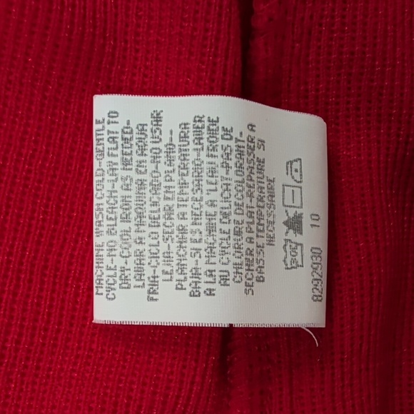 Vtg. Haberdashery by Leslie Fay Sportswear Mock Two-Piece Cardigan LP Red - Picture 10 of 15
